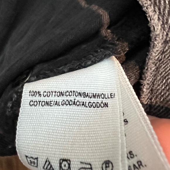 Free People We The Free Denim Jean Shorts, Size 24, Washed Black, Distressed - Picture 7 of 7